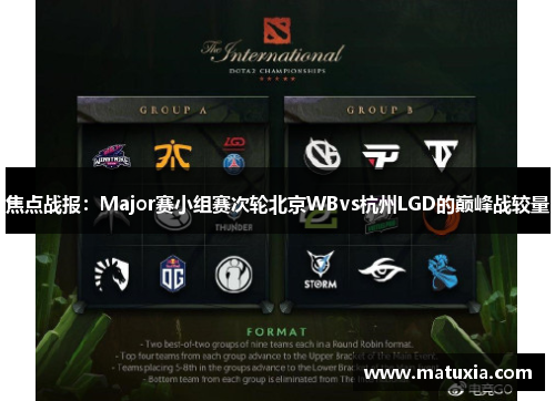 焦点战报：Major赛小组赛次轮北京WBvs杭州LGD的巅峰战较量